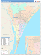 New Hanover County, NC Digital Map Color Cast Style